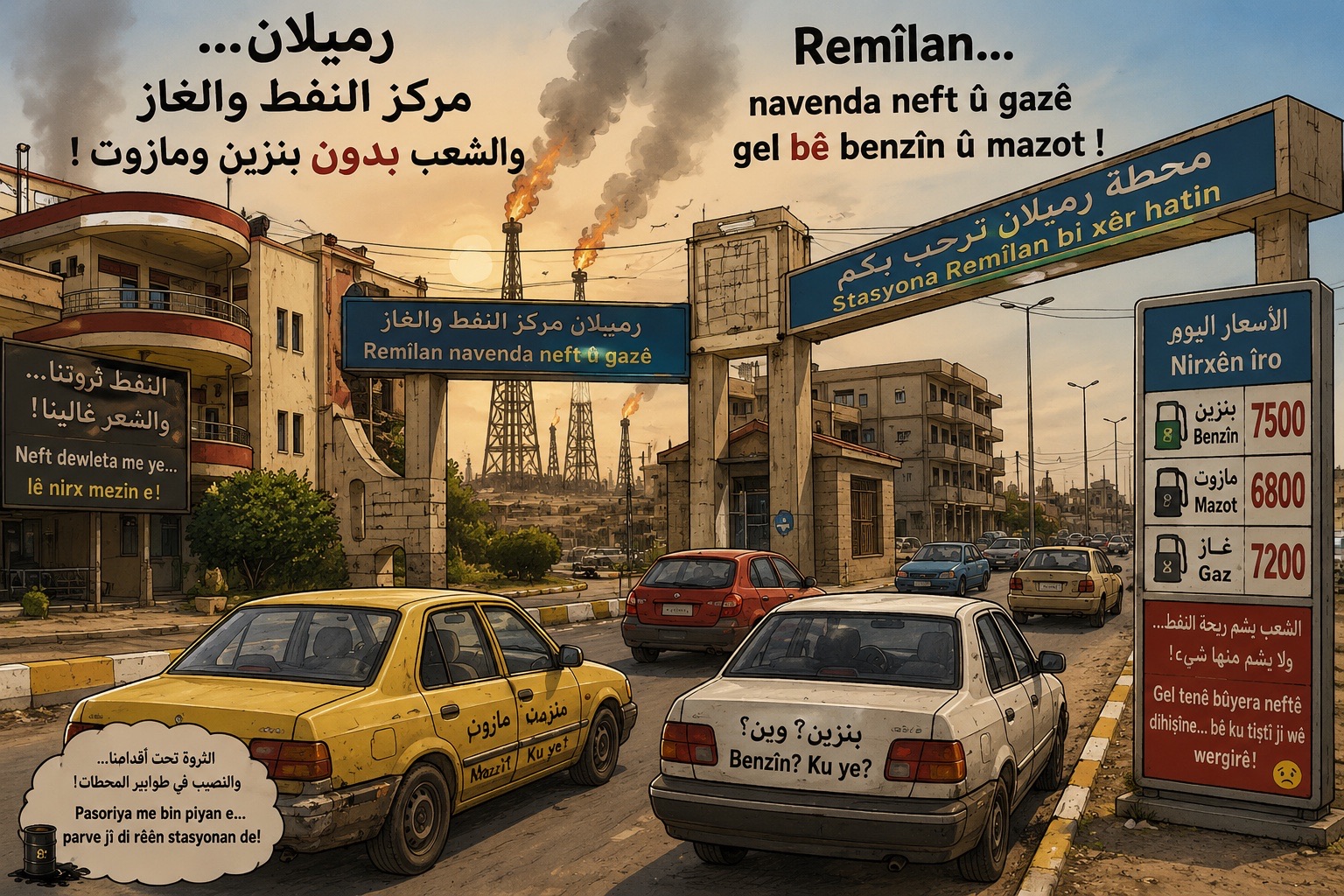 رميلان… النفط قريب والوقود بعيد